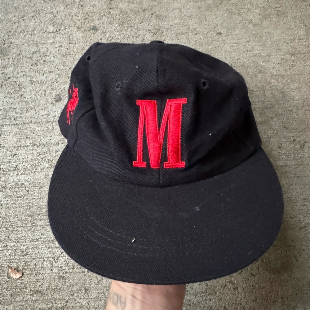Vintage Black Marlboro Cigarettes Hat M Logo Vanguard